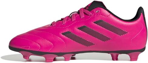 adidas Goletto VIII Firm Ground Soccer Shoe, Team Shock Pink/Core Black/Core Black, 1.5 US Unisex Little Kid in Saudi Arabia