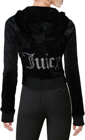 Juicy Couture Bling Track Jacket Liquorice 1 LG (US 10-12) in Saudi Arabia