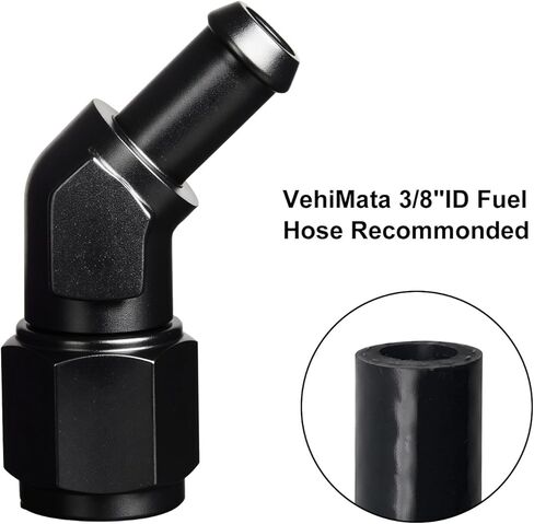 6AN Female to 5/16" Barb Swivel Straight Hose Fitting Adapter 1PC in Kuwait