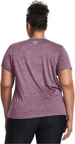 تي شيرت قصير الأكمام ذو رقبة على شكل حرف V من Under Armour, أسود (رمادي هالو/فضي معدني (014)), XS in Saudi Arabia