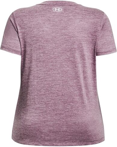 تي شيرت قصير الأكمام ذو رقبة على شكل حرف V من Under Armour, أسود (رمادي هالو/فضي معدني (014)), XS in Saudi Arabia