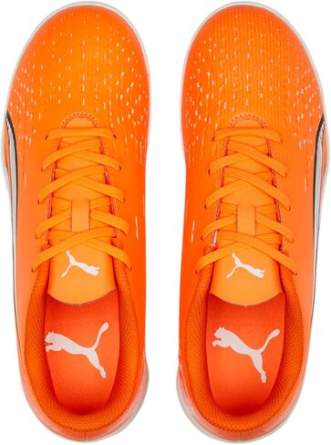 PUMA Ultra Play Turf Training Sneaker, Electric Peppermint-White-Fast Yellow, 1 US Unisex Big Kid in Saudi Arabia