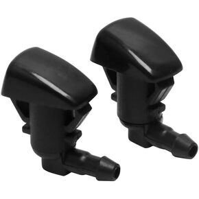 Zhparty 2 PCS Front Windshield Washield فوهة رذاذ 5182327AA ، يناسب 2011-2017 دودج تشالنجر ، تشارجر ، كرايسلر 300 ، 2013-2015 ل Dodge Dart-يحل محل OEM# 68024312 ، 68081370ABAB