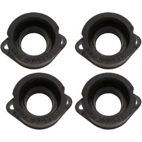 Carburetor Intake Manifold,4 Intake Manifold Boots kit Kawasaki KZ1000 KZ1100 K&L Supply 11-4853/16065-029 16065-028.