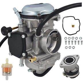المكربن ​​مع استبدال حذاء مدخل لـ Yamaha Bear Tracker 250 1990-2004 4XE-14140-12-00 4XE-14140-10-00 4XE-14140-11-00