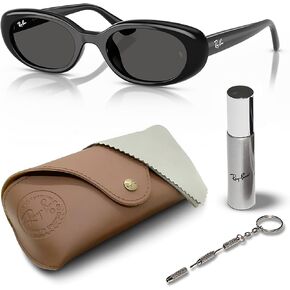 Ray-Ban RB4441D Bio Based Oval Pillow Shape Sunglasses for Men and Women - Classic Sun Glasses - Premium UV Protection - Designer Men's and Women's Sunglasses