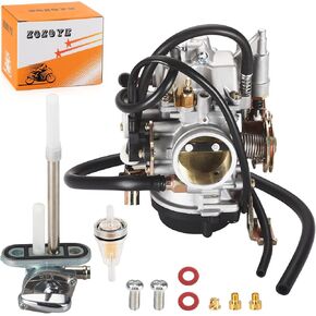 Carburetor Carb & Fuel Petcock for Yamaha Road Star 1600 XV1600 1999-2003 Road Star 1700 XV1700 2004-2007