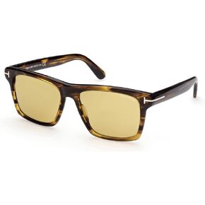 Sunglasses TOM FORD FT0906 Buckley-02 55E sunglasses Man color Havana brown lens size 56 mm