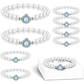 8 Pack Bridesmaid Proposal Gift Bulk Stone Bracelets With I Can Not Say I Do Without You Card Will You Be My Engagement Bridal Party Favors