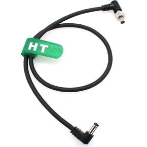 Right Angle DC 2.5mm to Locking DC 2.5mm Power Cable for Zaxcom Lectrosonics Video Devices PIX-E, SmallHD, Atomos 7'' Ninja V Monitor in Kuwait