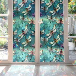 2pcs 17.7x39.4inch film hummingbird window window ، film film film form for bather boor anti uv