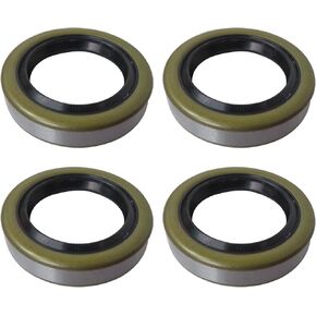 Pack of 4 Trailer Hub Wheel Grease Seals for Dexter 010-019-00 (10-19) Transcom 171255TB National 473336, 3500# E-Z Lube Axle #84, 1.719'' X 2.565''