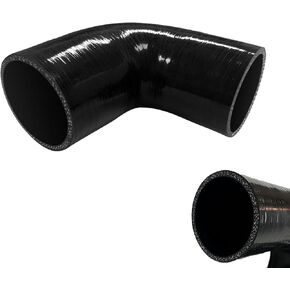 Automotive Silicone Tubing, 2.75"ID 90 Degree Elbow, 4.7" (120 mm) Leg Length, 4-Ply High Performance Coupler Silicone Hose for Turbo/Intercooler/Intake Piping
