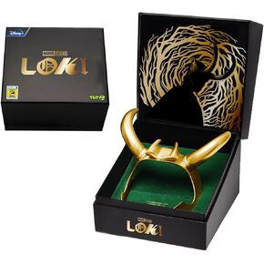 Marvel Studios President Loki Crown 24KT Gold-Plated Prop Replica | Costume Cosplay Headwear Accessories | Superhero Gifts and Collectibles