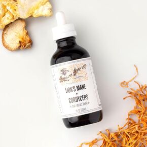 Hodgins Harvest Organic Lion's Mane Tincture | Made with Mushrooms Grown On Our Farm in The USA | Dual Extract | Extra-Concentrated (2 fl oz)