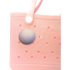 Sport Charm for Bogg Bag accessories Decoration accessories for Simply Southern Tote, Cute Decorative Insert for Beach Bag Bogg(Golf ball)