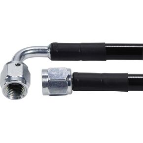 Allstar Performance Coated Line #3 Str to 90 Steel Ends 40in