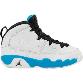 Air Jordan 9 Retro Powder Blue Infant Toddler Lifestyle Shoes (Summit White/Black/Powder Blue)