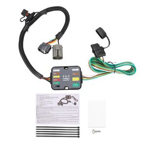 Waterwich 4-Pin Trailer Wiring Harness متوافق مع 2013-2018 Hyundai Santa Fe/ 2007-2012 Hyundai Veracruz/ 2015-2021 Kia Sedona/ 2007-2020 Sorento Replacement for 118269