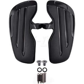 KYN for Indian Scout 2015-2021, Scout 100th Anniversary 2020, Scout Sixty 2016-2021, Scout ABS/Sixty ABS 2019-2020 Motorcycle Rider Floorboards Driver Foot Rests Pegs (Black)