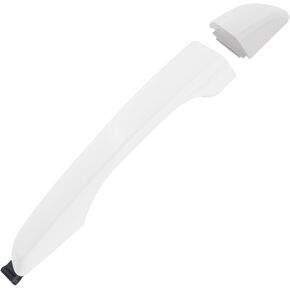 Exterior Outside Door Handle Front/Rear Right Side Compatible with Hyundai Elantra 2017 2018 2019 2020 Replaces# 82661-F0010 82662-F0020 Door Handle Cover White