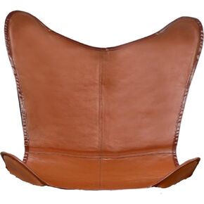 Leather Butterfly Chair Covers, Solid Leather Waterproof and Oilproof Stretch Dining Chair Protector Cover Slipcover Tan Color for Livingroom Chair Only Cover in Saudi Arabia