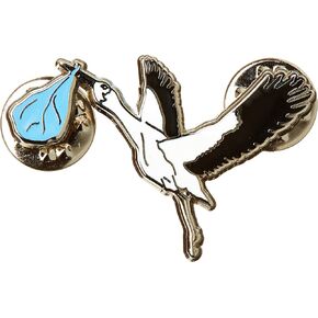 eagleemblems p06876 pin-stork ، Blue (1 '')