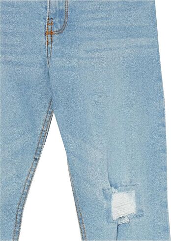 Hudson Jeans Girls' Straight Leg Stretch Denim Jean, Washed Black, 12 in Kuwait