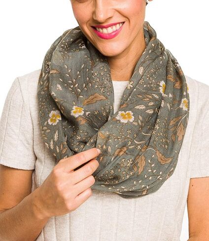 Infinity Scarf for Women Lightweight Fashion Scarves for Summer Fall in Kuwait