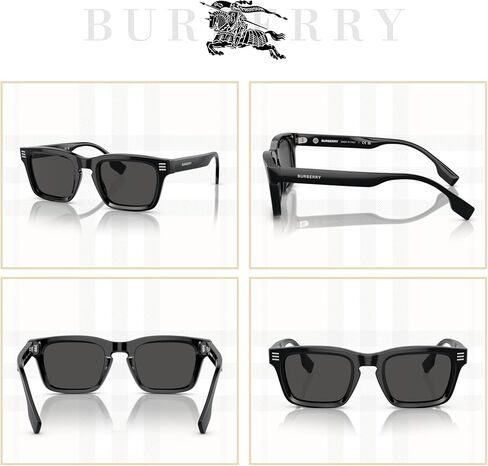 BURBERRY BE4403 Rectangle Sunglasses for Men + BUNDLE With Designer iWear Complimentary Eyewear Kit in Kuwait