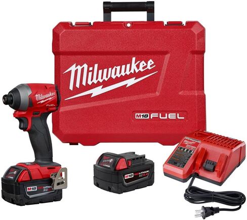 ميلووكي (MLW 2853-22) M18 Fuel 1/4IN Hex Impact Driver XC Kit in Kuwait