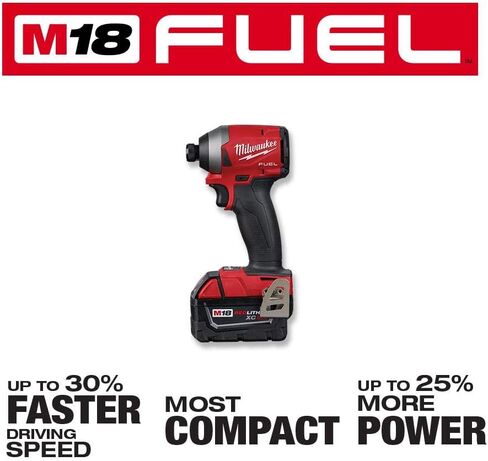 ميلووكي (MLW 2853-22) M18 Fuel 1/4IN Hex Impact Driver XC Kit in Kuwait