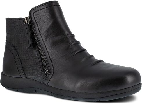 Rockport Women's Daisey Work Safety Toe Ruched Bootie Casual Shoes in Saudi Arabia