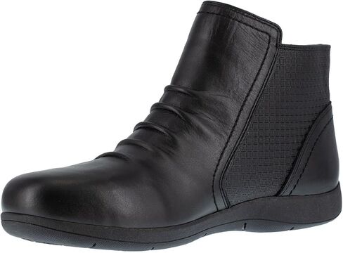 Rockport Women's Daisey Work Safety Toe Ruched Bootie Casual Shoes in Saudi Arabia