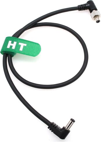 Right Angle DC 2.5mm to Locking DC 2.5mm Power Cable for Zaxcom Lectrosonics Video Devices PIX-E, SmallHD, Atomos 7'' Ninja V Monitor in Kuwait