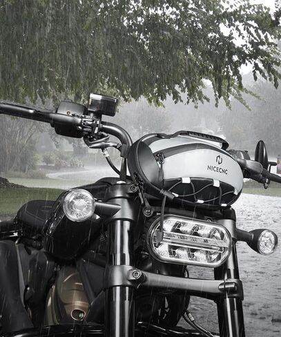 Motorcycle Handlebar Bag Universal Waterproof PVC Front Fork Storage Accessory Bag Motorcycle Tool Bag For Motorbike Cruiser Softail Dyna Sportsters Dirt Bike Bicycle Accessories in Saudi Arabia