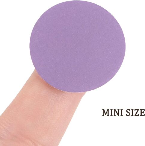 Kozelo 100pcs Premium Sanding Discs Hook and Loop - [1 Inch x 240 Grits] Purple Sandpapers Mini Size for Jewelry Wood Metal Polishing in Kuwait