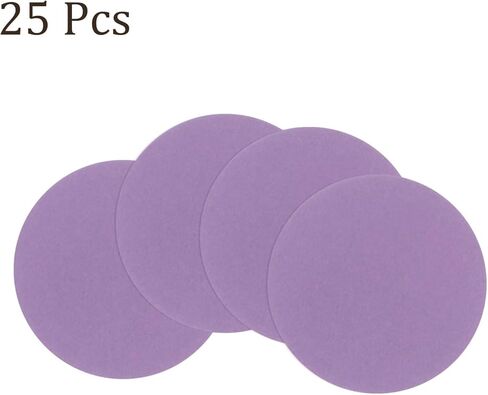 Kozelo 100pcs Premium Sanding Discs Hook and Loop - [1 Inch x 240 Grits] Purple Sandpapers Mini Size for Jewelry Wood Metal Polishing in Kuwait