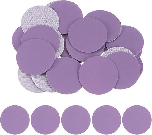 Kozelo 25pcs Premium Sanding Discs Hook and Loop - [1 Inch x 10000 Grits] Purple Sandpapers Mini Size for Jewelry Wood Metal Polishing in Saudi Arabia