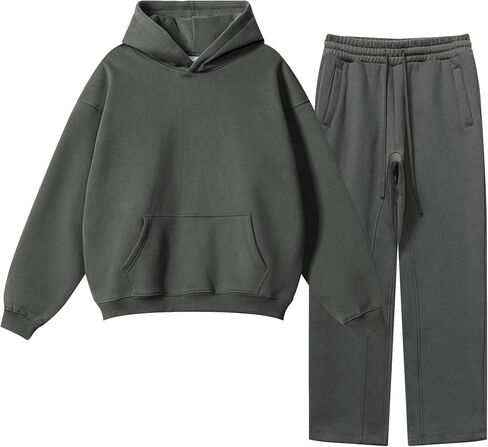 Womens 2 Piece Outfits Lounge Hoodie Sweatsuit Sets Oversized Sweatshirt Baggy Fall Fashion Hoodies & Sweatpants in Saudi Arabia
