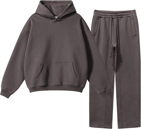 Womens 2 Piece Outfits Lounge Hoodie Sweatsuit Sets Oversized Sweatshirt Baggy Fall Fashion Hoodies & Sweatpants in Saudi Arabia