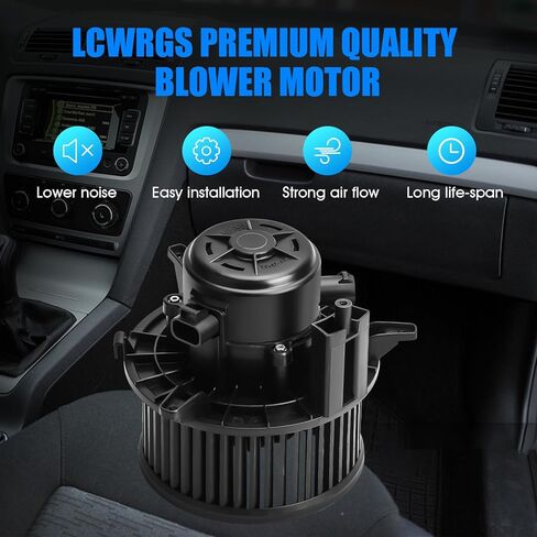 محرك AC Blower With Fan Fits لعام 2010 2011 2012 2013 2014 Chevy Silverado GMC Sierra Acadia Cadillac Escalade Buick Enclave HVAC Heater. in Kuwait