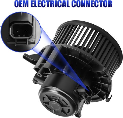 محرك AC Blower With Fan Fits لعام 2010 2011 2012 2013 2014 Chevy Silverado GMC Sierra Acadia Cadillac Escalade Buick Enclave HVAC Heater. in Kuwait