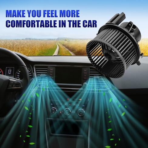 محرك AC Blower With Fan Fits لعام 2010 2011 2012 2013 2014 Chevy Silverado GMC Sierra Acadia Cadillac Escalade Buick Enclave HVAC Heater. in Kuwait