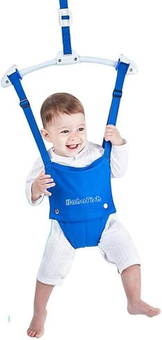 Baby Door Jumpers and Bouncers Exerciser Set with Door Clamp Adjustable Strap for Toddler Infant 6-24 Months… in Saudi Arabia