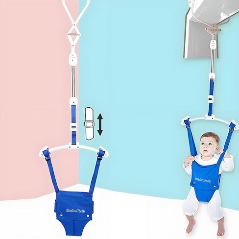 Baby Door Jumpers and Bouncers Exerciser Set with Door Clamp Adjustable Strap for Toddler Infant 6-24 Months… in Saudi Arabia
