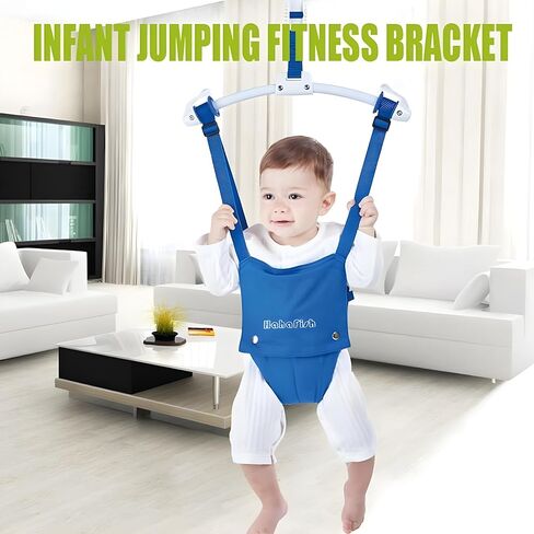 Baby Door Jumpers and Bouncers Exerciser Set with Door Clamp Adjustable Strap for Toddler Infant 6-24 Months… in Saudi Arabia