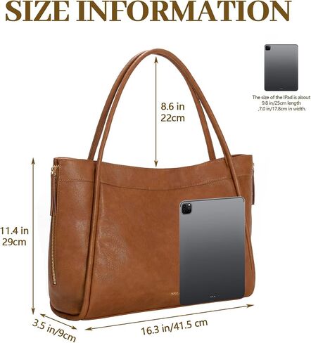 Large Tote Bag for Women Work Vegan Leather Travel Handbags Ladies Laptop Weekender Shoulder Hobo Bags in Saudi Arabia