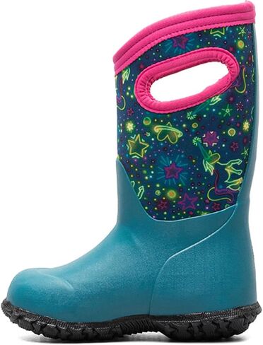 BOGS York Neon Unicorn (طفل صغير/طفل صغير/طفل كبير) أسود متعدد 2 طفل صغير M in Saudi Arabia