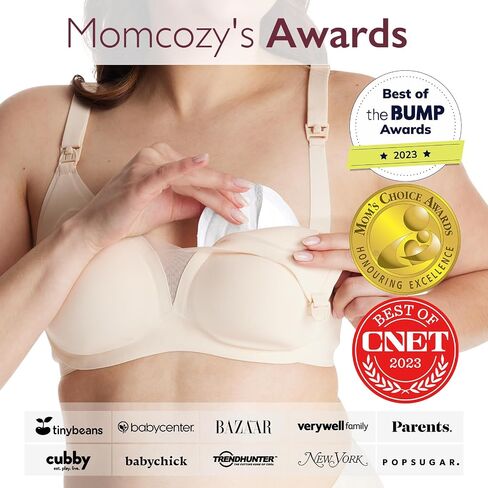 Momcozy Super Soft Nursing Pads Disposable, Fast Absorbent 120 Count Breast Pads for Breastfeeding, Extra Fit & Leak-Proof Nipple Pads, Portable in Saudi Arabia